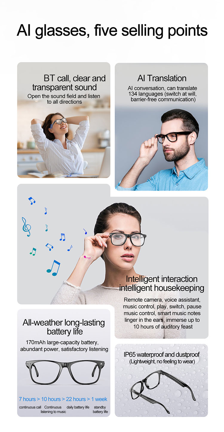 W100 translator smart glasses ,W100 smart glasses ,W100 smart sunglasses ,W100 AI smart glasses ,Smart glasses AI ,AI smart glasses with translator , AI language translator sunglasses ,W100 sunglasses ,IXIU smart glasses